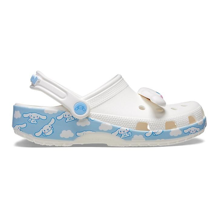 Crocs Cinnamoroll Classic Clog M5 W7 Sanrio 23cm White Unisex Japan Limited New