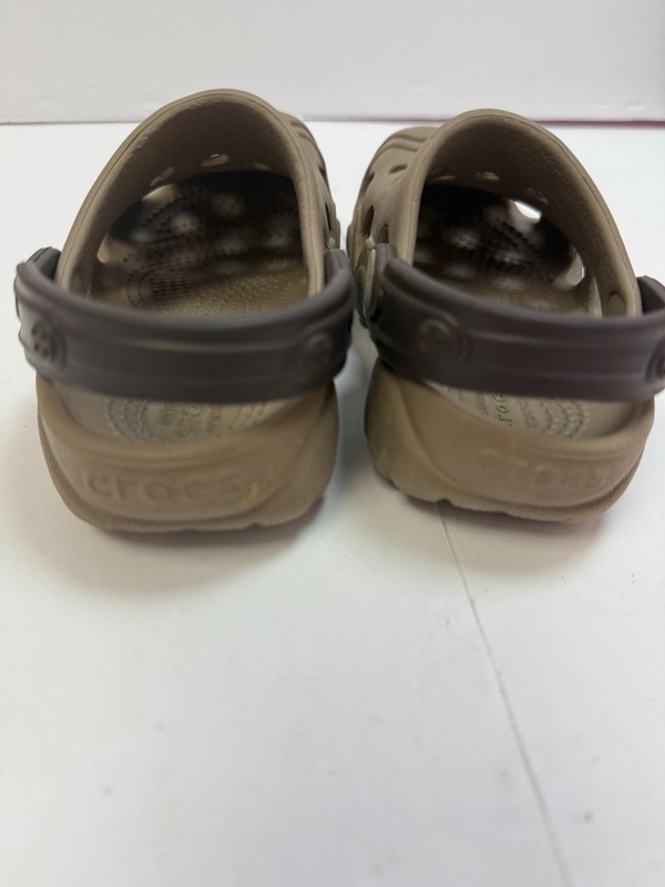 Crocs Classic Clog Taupe Brown Slip On Sandals Water Shoes Kids Unisex Size 6