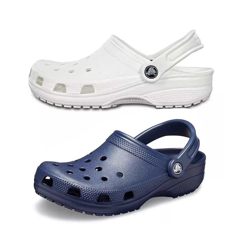 Crocs Classic Clog Unisex Adults Slip-On Shoes Ultra Soft Water-Friendly Sandals
