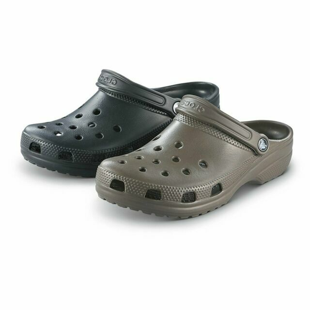 Crocs Classic Clogs 10001-001 for Men Size 9 - Black