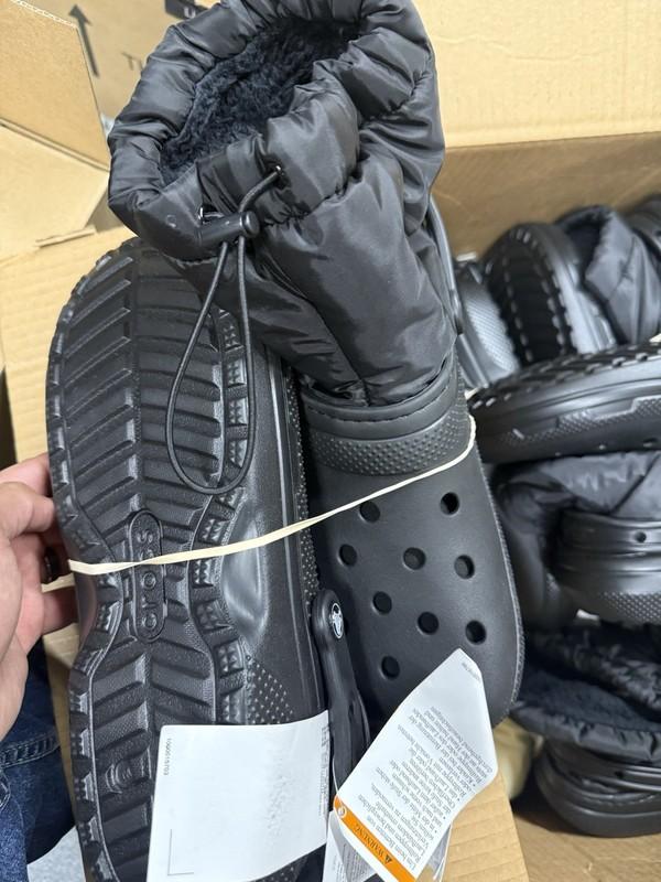 Crocs Classic Lined Neo Puff Lined Winter Boots Unisex M11 W13 Black 206630