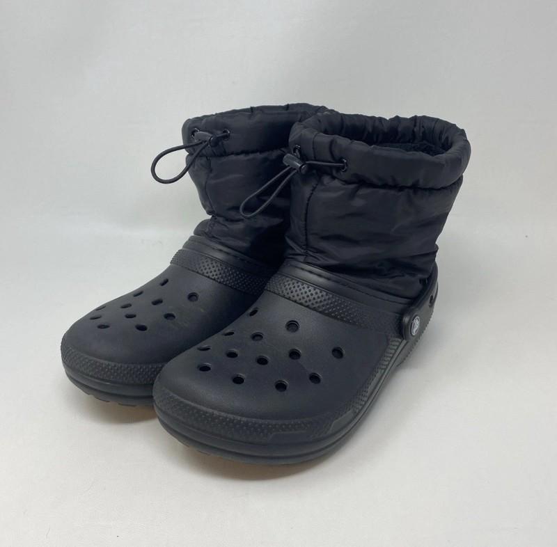 Crocs Classic Lined Neo Puff Lined Winter Boots Unisex M11 W13 Black 206630