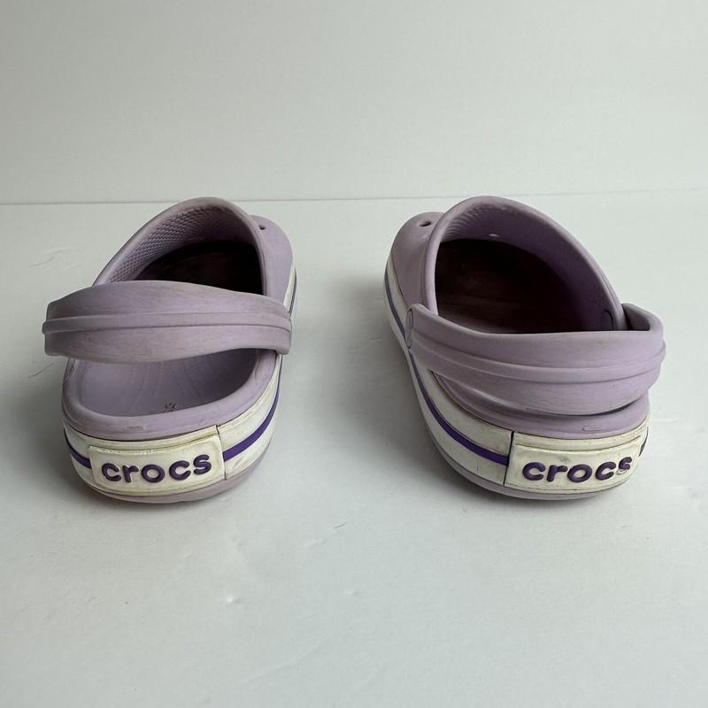 Crocs Clogs Baby Size 8 Shoes Purple Lavender Crocband Outdoor Washable