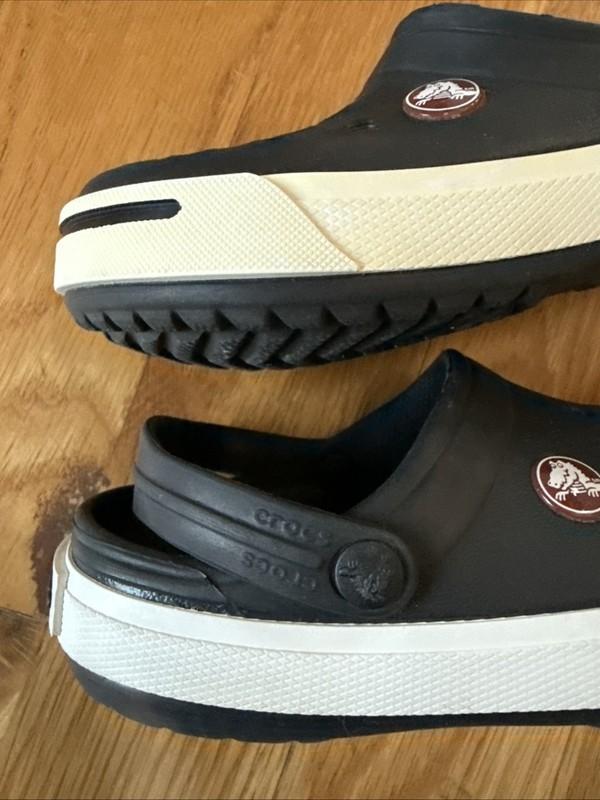 Crocs Crocband Black Classic Clogs For Kids 12/13 C