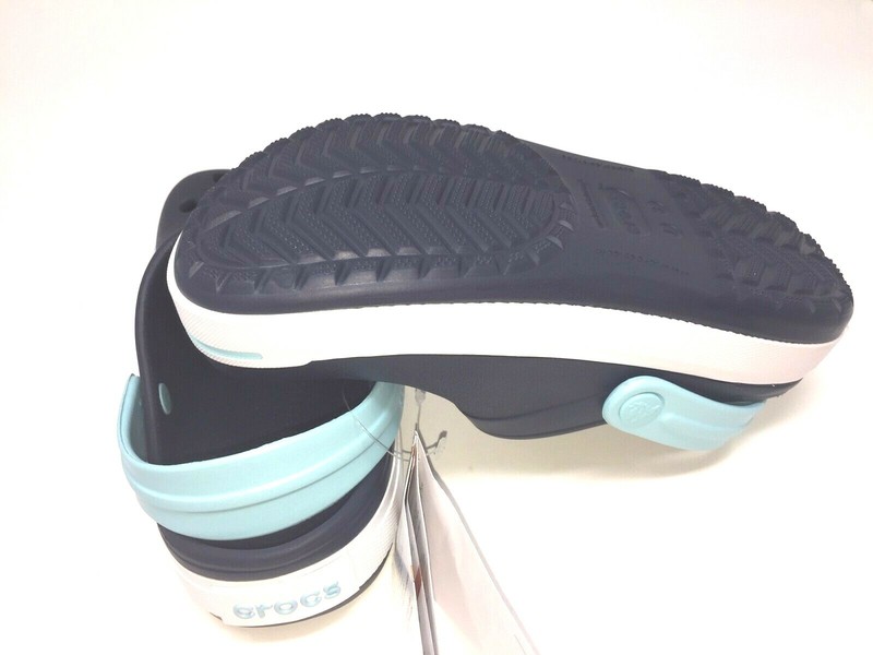 Crocs Crocband II Boys Clog Navy/Ice Blue Pick Size NEW