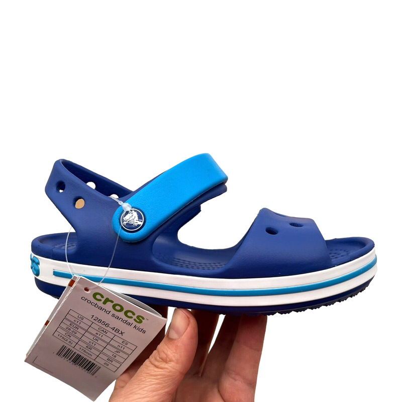 Crocs Crocband Little Boys Sandal Size 11 Royal Blue Water Friendly Lightweight