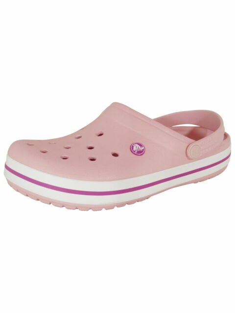 Crocs Crocband Unisex Casual Water Shoe Size 11 - Pearl Pink/Wild Orchid