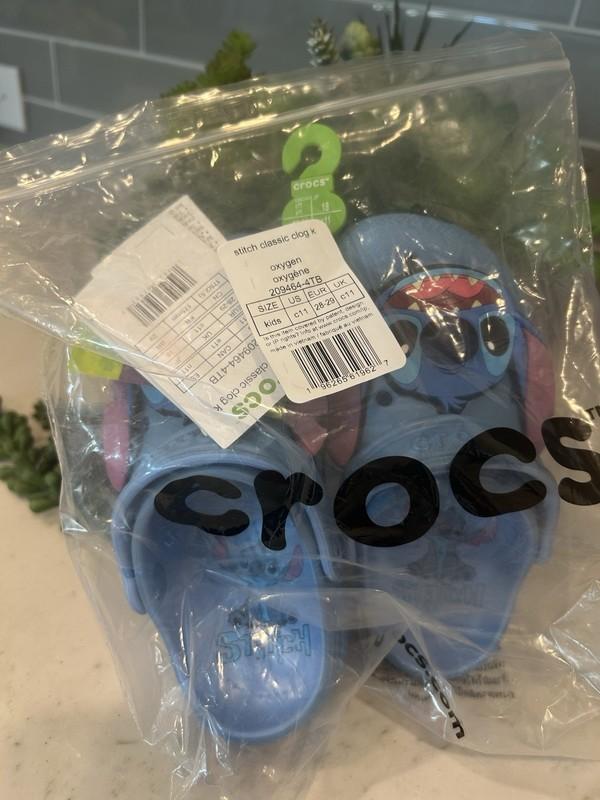 Crocs Fun Lab Little & Big Kid Stitch Classic Clog Size C11