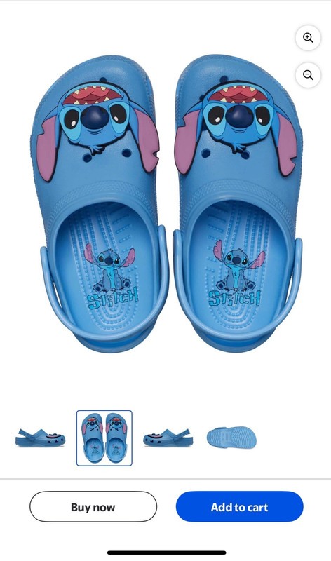 Crocs Fun Lab Little & Big Kid Stitch Classic Clog size C11