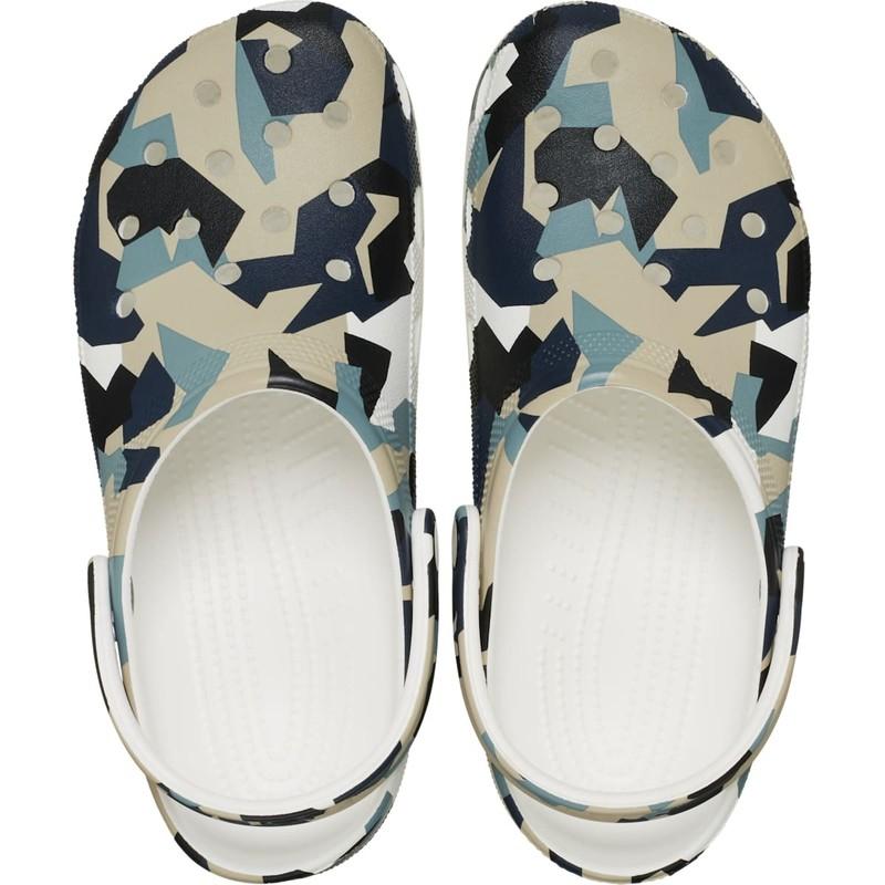 Crocs Geo Camo Clogs – Comfortable Lightweight Waterproof