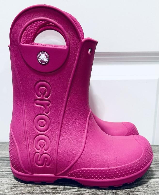 Crocs Handle It Rain Boots ‘Pink Size: 11C (TODDLER) Authentic