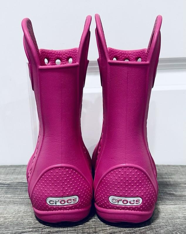 Crocs Handle It Rain Boots ‘Pink Size: 11C (TODDLER) Authentic