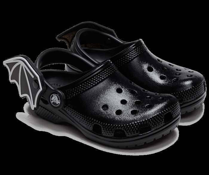 CROCS I AM BAT Black Size 3 Kids J3 Shoes Youth Child Iconic Comfort Halloween