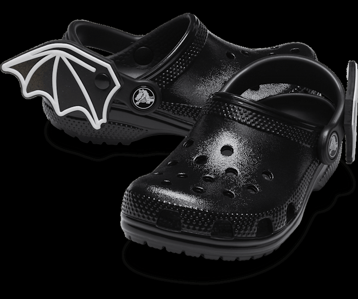CROCS I AM BAT Black size 3 Kids J3 Shoes youth child Iconic Comfort Halloween
