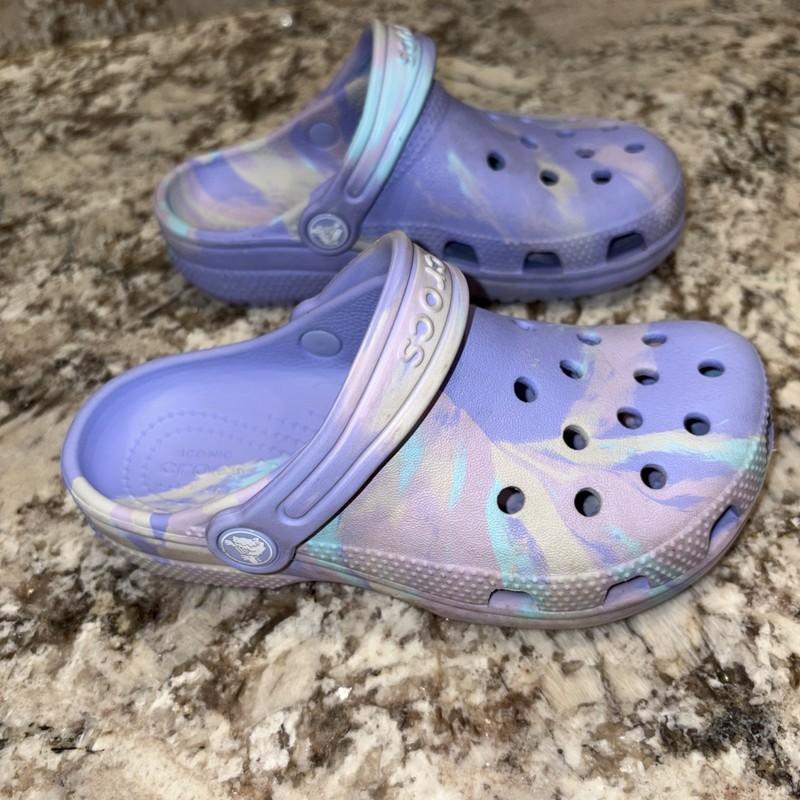 Crocs Juvenile Size 13 Marble NWOT