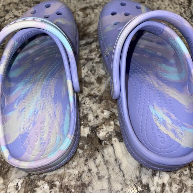 Crocs Juvenile Size 13 Marble NWOT