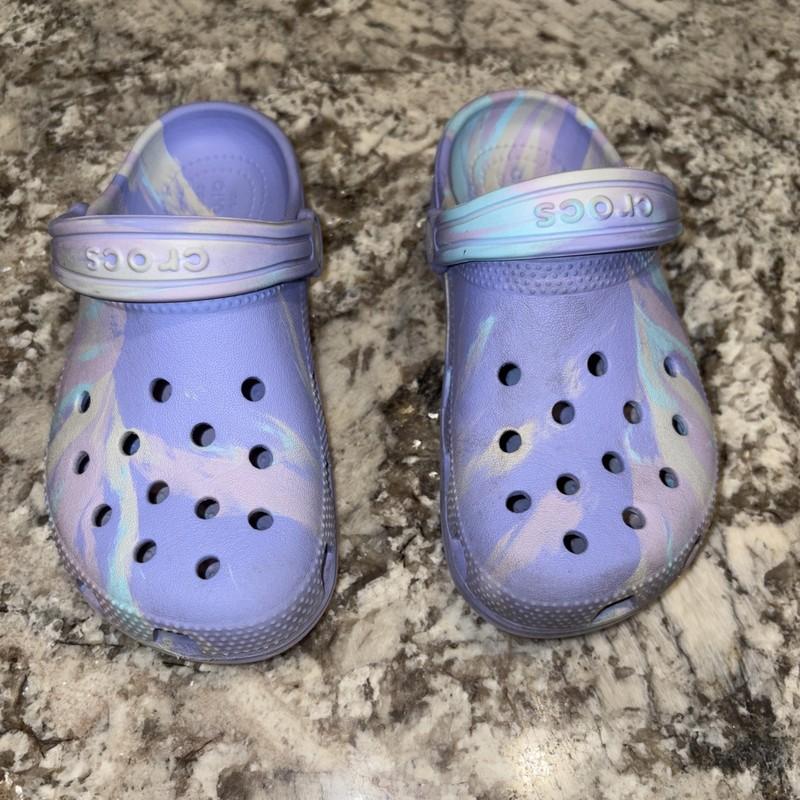 Crocs Juvenile Size 13 Marble NWOT