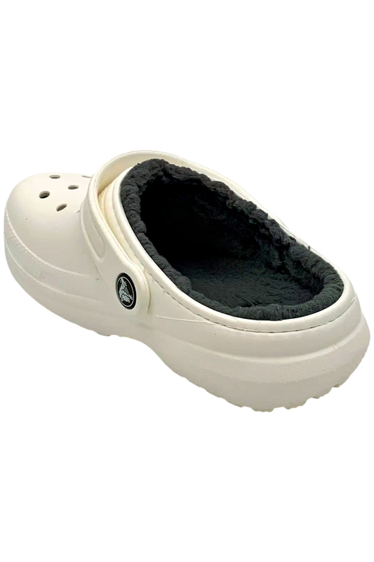 Crocs Kid's Girl Classic Lined Clog White