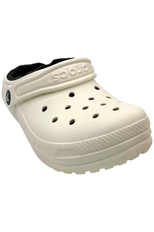Crocs Kid's Girl Classic Lined Clog White