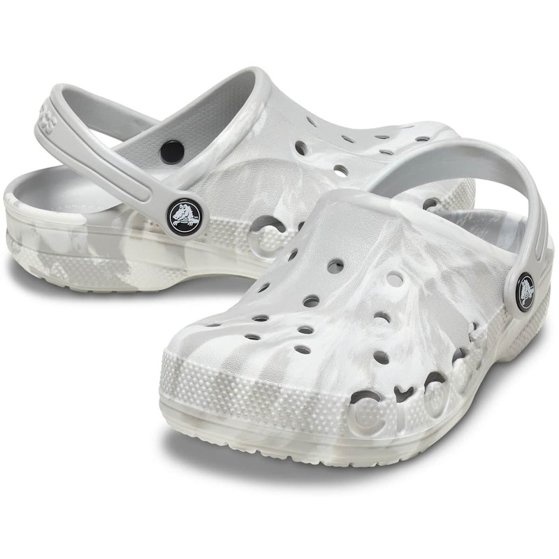 Crocs Kids Baya Marbled Clog – Lightweight Waterproof Secure Fit Slip-On