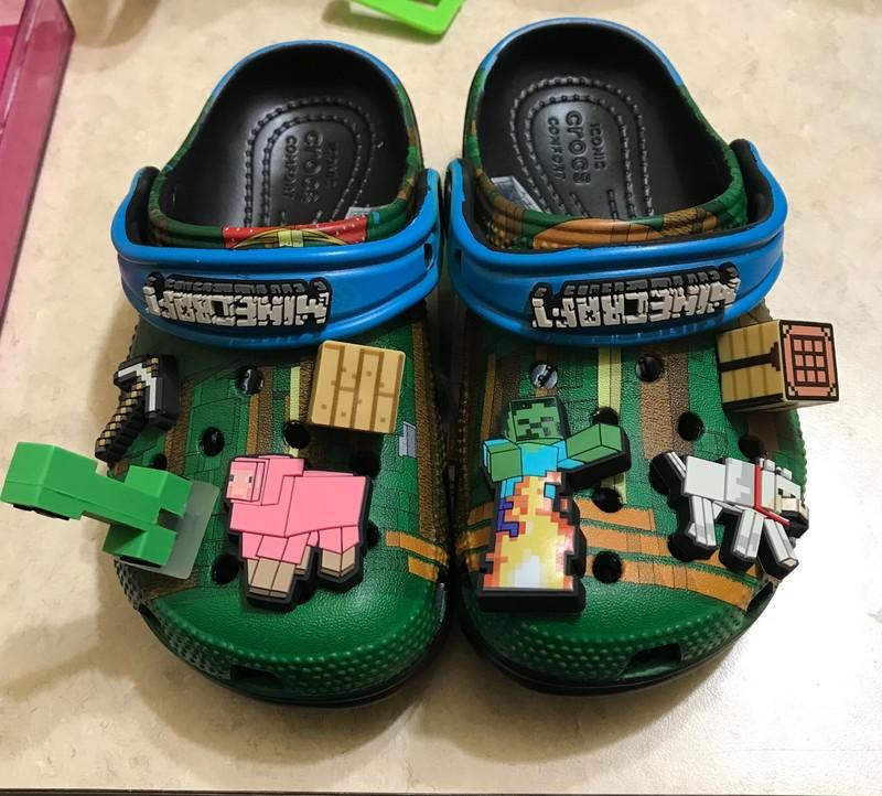 Crocs Kids Boys Shoes Minecraft II Clogs Slip On Shoes C12