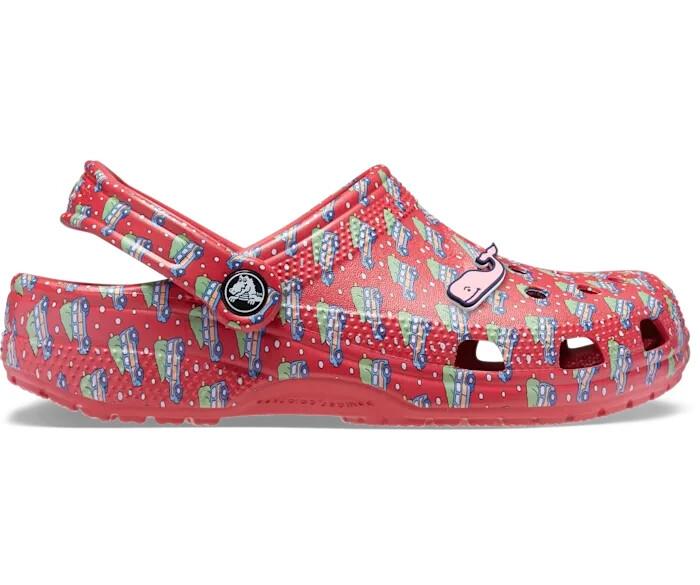 Crocs Men's And Women's Shoes US M7/W9 Red Classic Vineyard Vines Clogs NWT