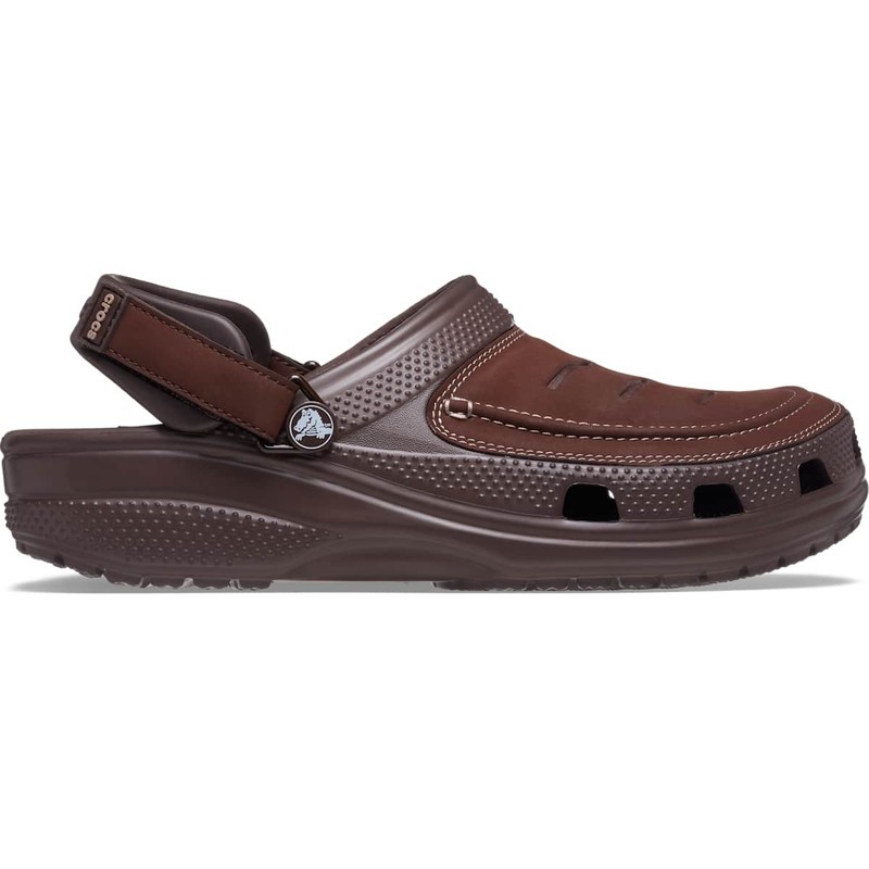 Crocs Men's Yukon Vista LR Clogs – LiteRide Foam Adjustable Strap Faux Leather