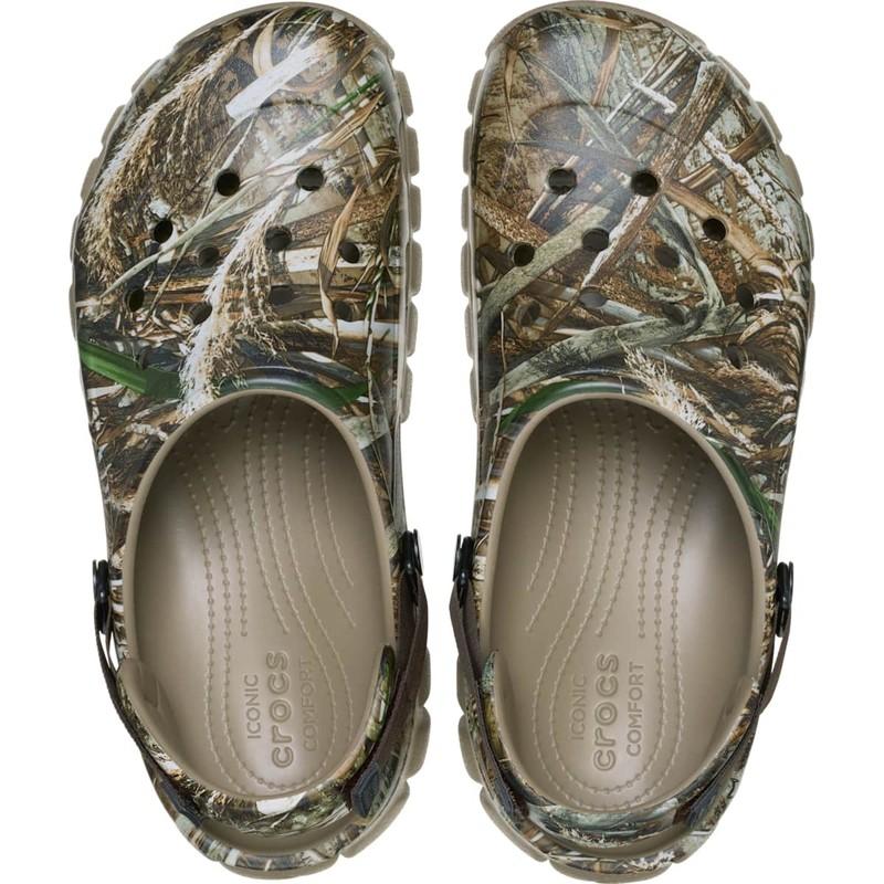 Crocs Offroad Sport Realtree Max‑5 II Clog – Rugged Sole Adjustable Heel Strap