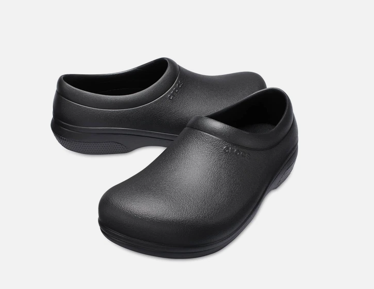 Crocs on The Clock Closed Toe Clogs Black US Size Women's 8 Men's 6