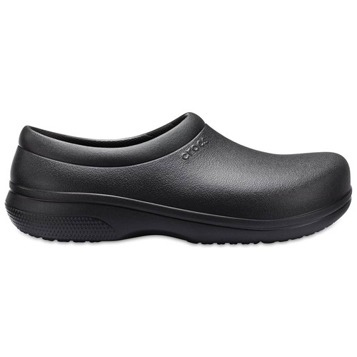 Crocs on The Clock Work Black Clog N1793 Men's Size 11
