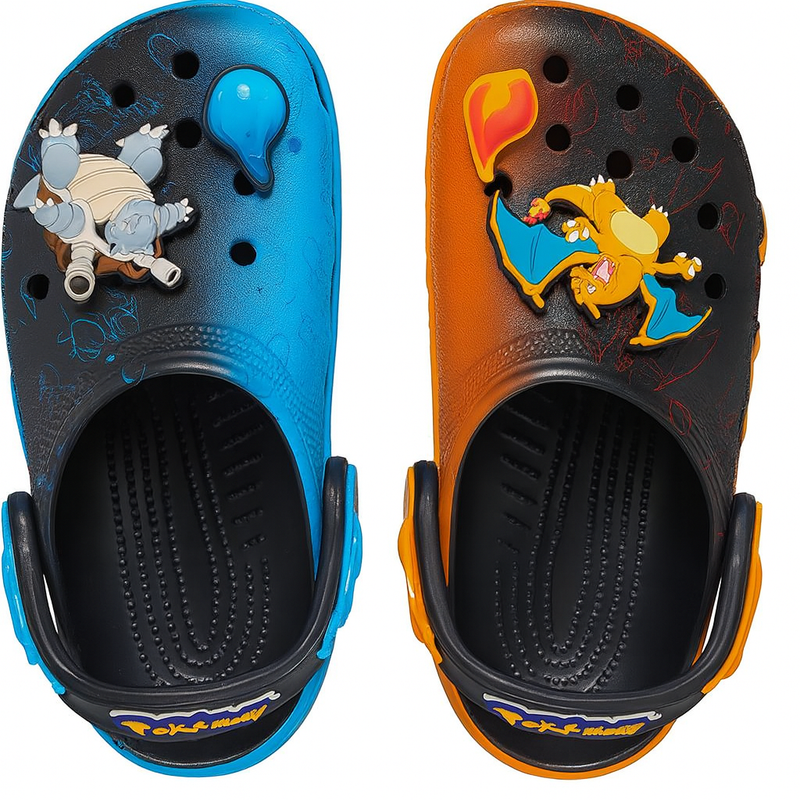Crocs Pokemon Classic Clogs Charizard Blastoise Men’s Size 11 Rare Limited