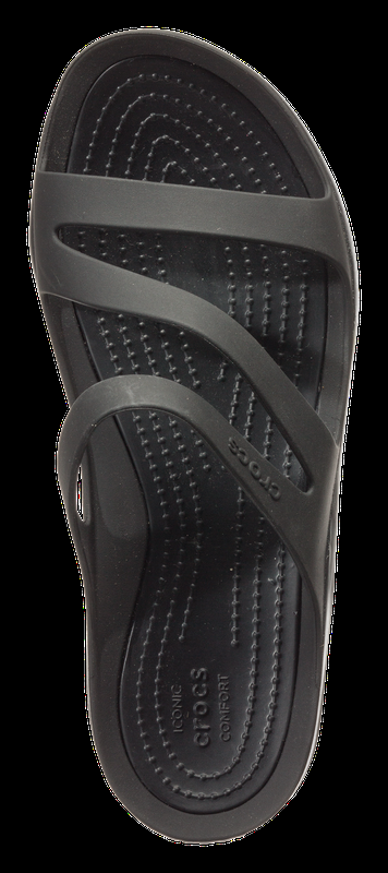 Crocs Swiftwater Sandal W Women's Slide Size 9 - Black/Black (203998)