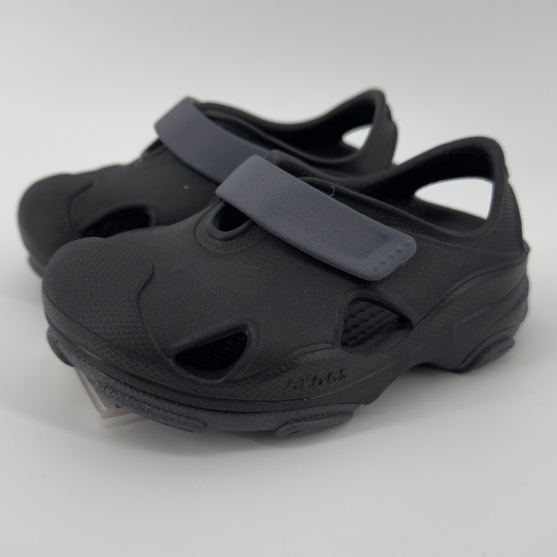 Crocs Toddler All-Terrain Fisherman Sandal Black 7 Toddler C7 Adjustable Strap