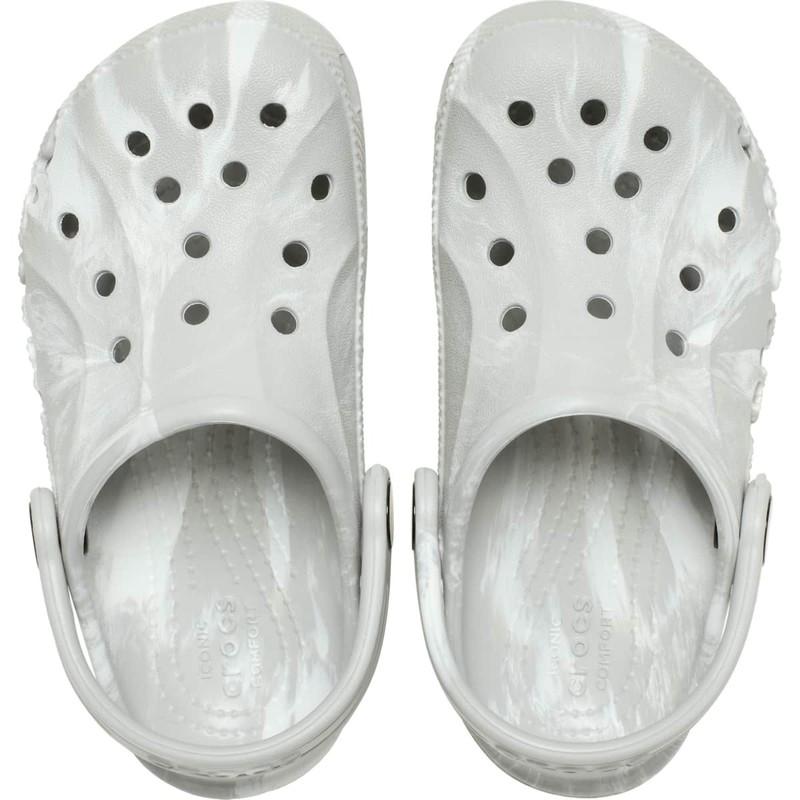 Crocs Toddler Baya Marbled Clogs – Lightweight Easy Clean Pivot Heel Strap