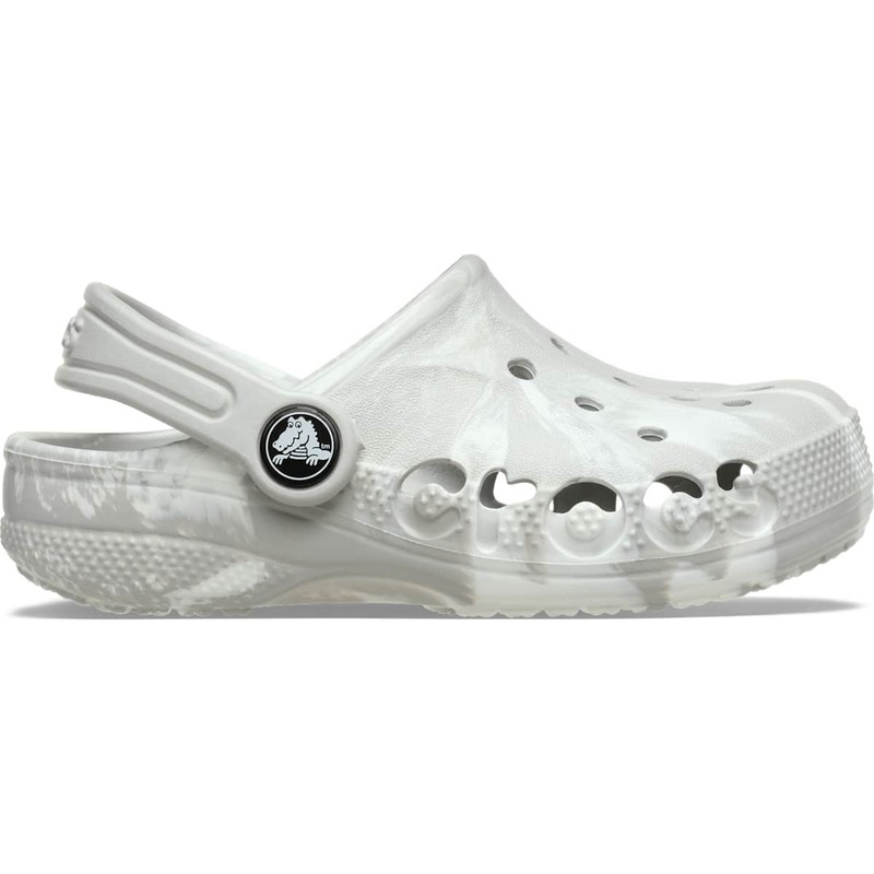 Crocs Toddler Baya Marbled Clogs – Lightweight Easy Clean Pivot Heel Strap