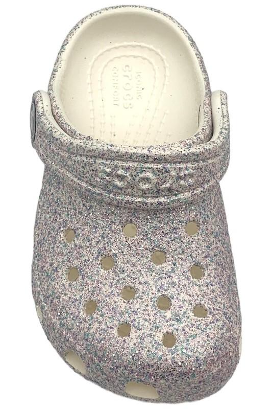 Crocs Toddler Girl's Classic Glitter Clog Mystic Glitter