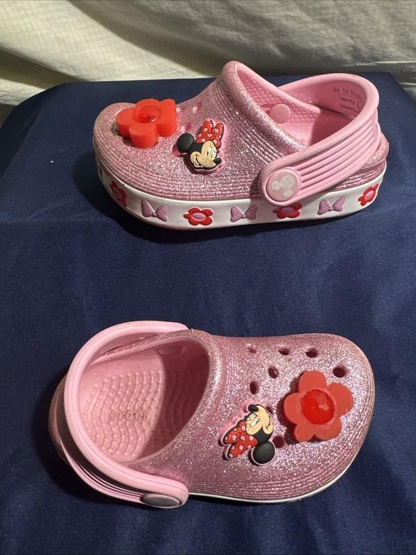 Crocs Toddler Girls Minnie Mouse Band Clogs