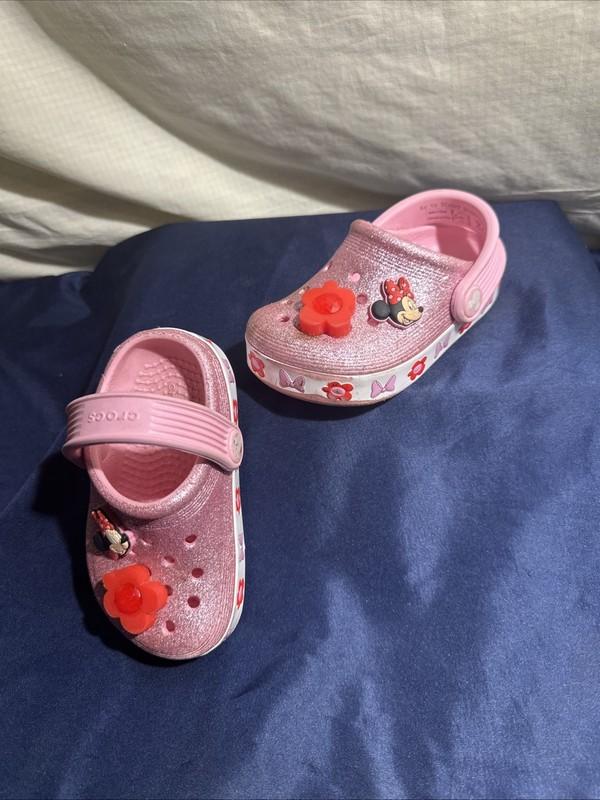 Crocs Toddler Girls Minnie Mouse Band Clogs