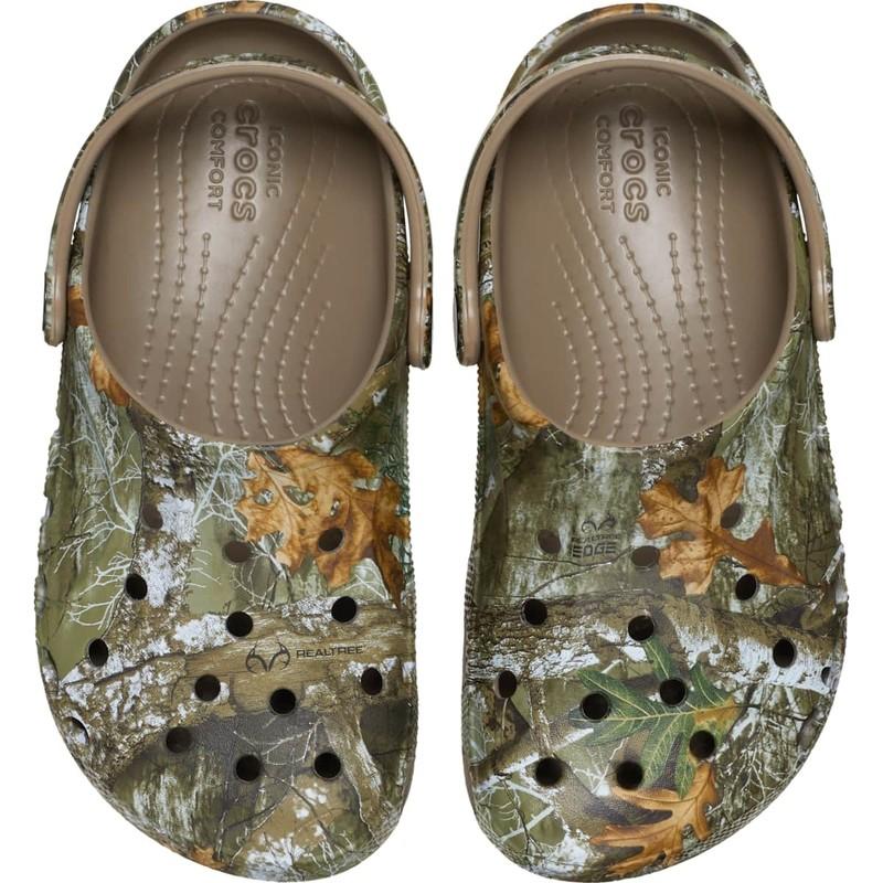 Crocs Toddler Realtree Edge Baya Clogs Camo Pattern Waterproof Lightweight