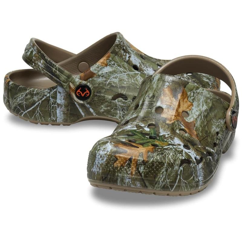 Crocs Toddler Realtree Edge Baya Clogs Camo Pattern Waterproof Lightweight