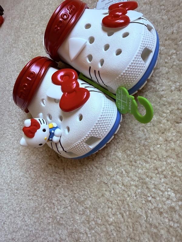 Crocs Unisex Adult Classic Hello Kitty White Size From C8 -J3