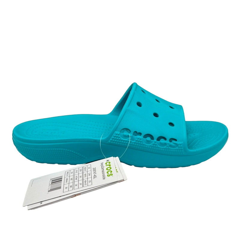 Crocs Women's Slide Sandals Size 10 Aqua Water Friendly Lightweight Comfortable