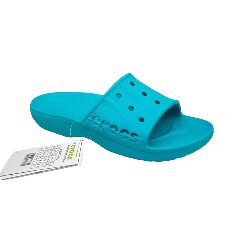 Crocs Women's Slide Sandals Size 10 Aqua Water Friendly Lightweight Comfortable