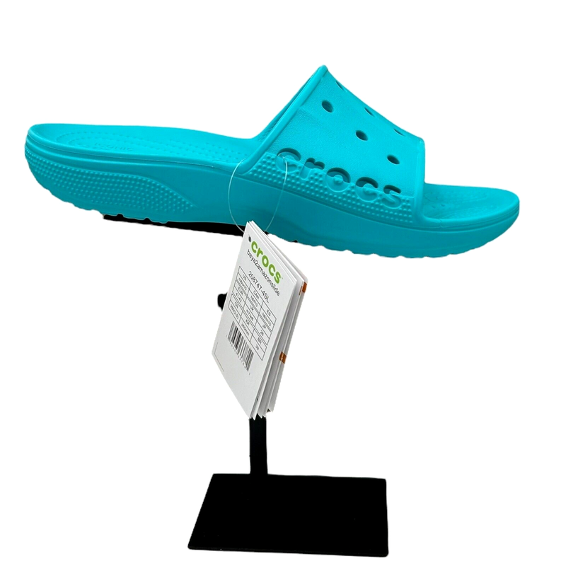Crocs Women's Slide Sandals Size 10 Aqua Water Friendly Lightweight Comfortable