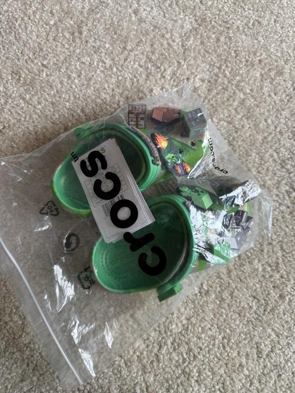 Crocs X Minecraft Classic Clog Big Kids Size C12