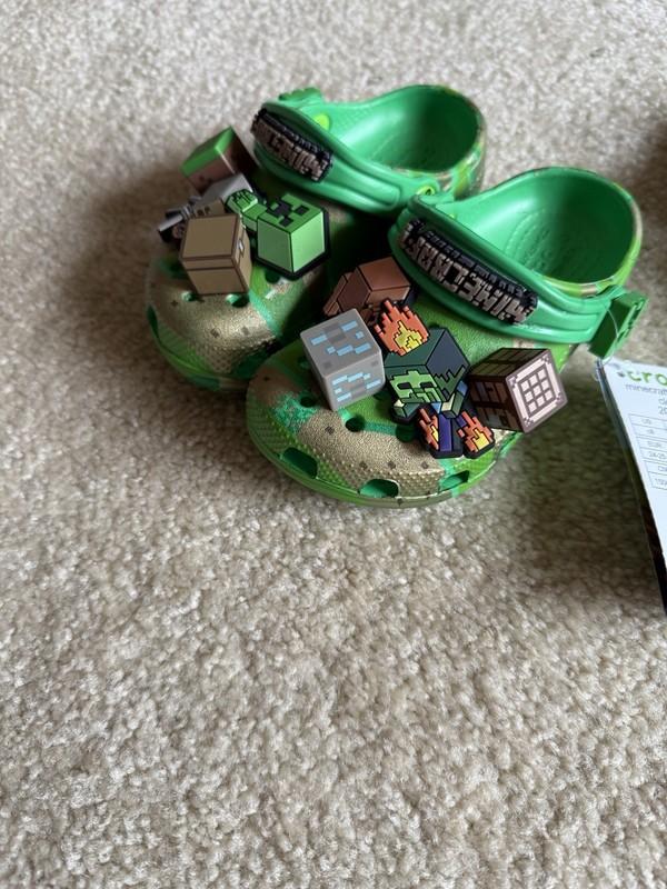 Crocs X Minecraft Classic Clog Big Kids Size C12