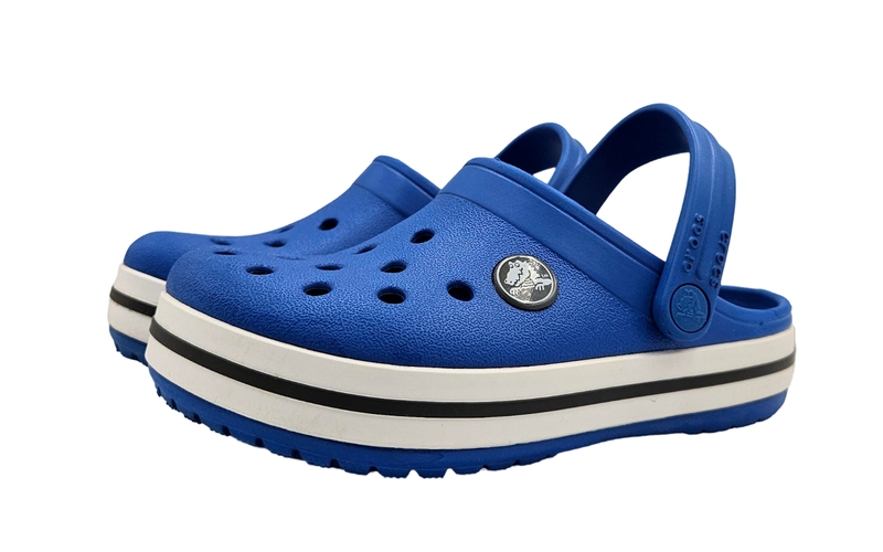 Crocs Z3314* Unisex Toddler Kids Blue Crocband Clog Shoes Size C10
