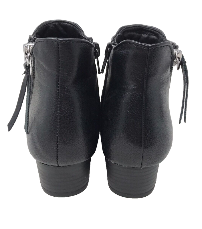 Croft & Barrow Women's Batter Zip Up Fashion Ankle Boots Black Size:9 90WX