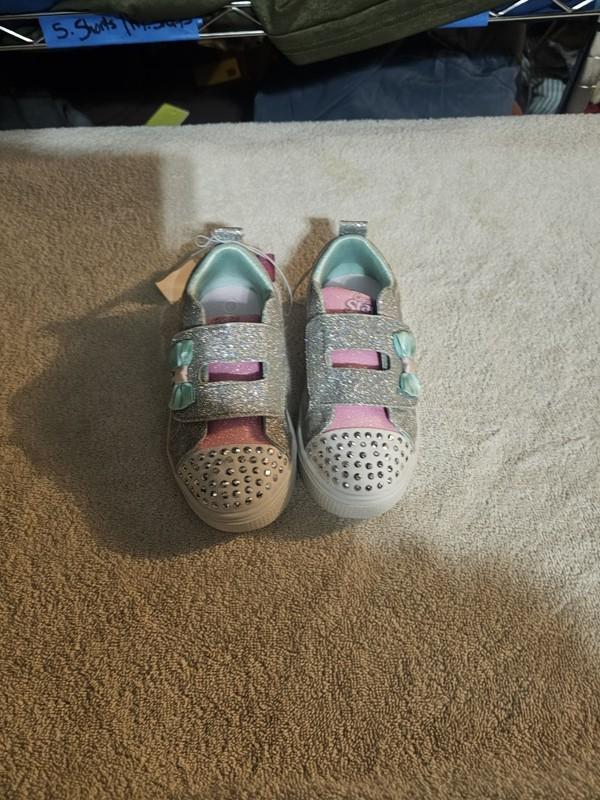 Crystal Stars Light Up Sport By Skechers Size 9