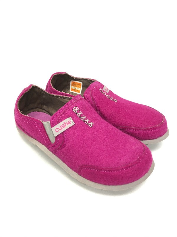 Cushe Children's Pink Felt Slip On Shoes UC00082 Kid's
